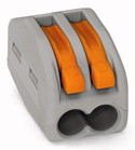 ZŁĄCZKA INSTALACYJNA 2X 0,08-4 MM2 UNIWERSLANA (1 BLISTR = 25 SZT) WAGO - 0222-0412/0996-0025/VE00-0100 - WAGO