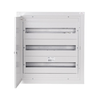 ROZDZIELNIA METALOWA 4X18 MODUŁÓW PODTYNK Z ZAMKIEM RPsm 72 Z - RPSM 72 Z (4X18) - SABAJ
