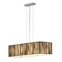 OPRAWA WISZĄCA 4XE27 MAX. 4X 60W PD-1 KWADRATOWA CZARNY LASSON - 155290 - SPOTLINE