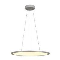 PANEL LED WISZĄCY 338 LED 40W ŚCIEMNIANIE 1-10V 3000K OKRĄGŁY SREBRNOSZARA  - 158633 - SPOTLINE