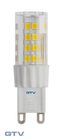 ŹRÓDŁO LED G9 JC 5W/WW 420LM ODPOWIEDNIK 37W EEL=A+ - LD-G9P5W0-30 - GTV