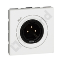 GNIAZDO AUDIO 2 MODUŁY MĘSKIE BIAŁE XLR-3 MOSAIC  - 078756 - LEGRAND