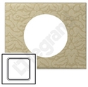 RAMKA TKANINA ORNAMENT PODWÓJNA POZIOMA/PIONOWA CELIANE - 069417 - LEGRAND